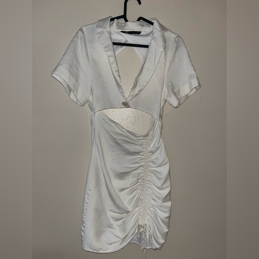 Zara cream dress